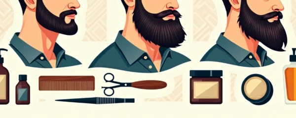 style de barbe sculptée